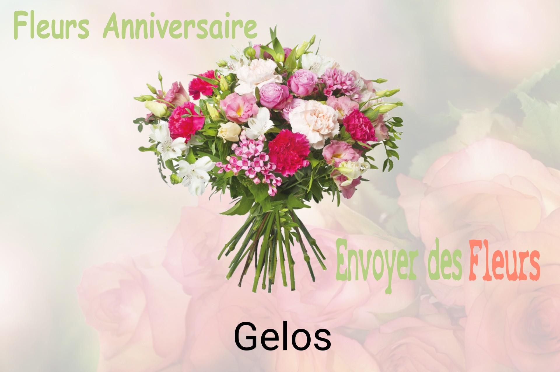 Bouquet de fleurs d’anniversaire livré à Gelos